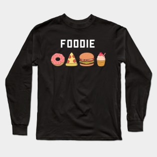 Cute Foodie Pizza T-shirt Long Sleeve T-Shirt